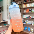 PORTABLE WATER BOTTLE WITH TIME REMINDER