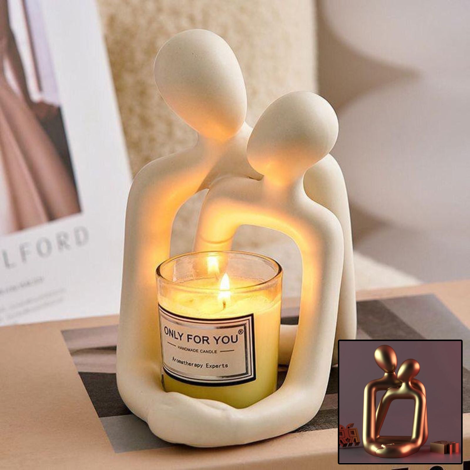 Resin Statue of a Couple