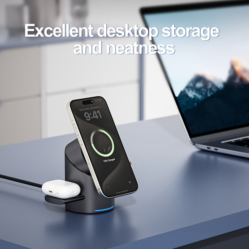 3 in 1 Magnetic Charger with 30W Adapter