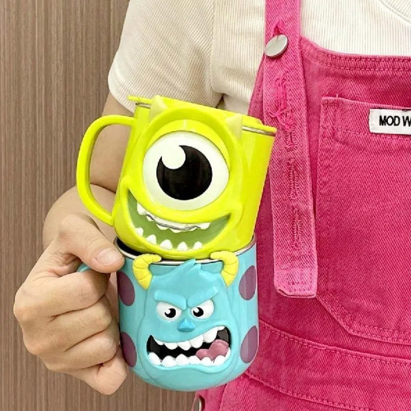 Stainless Steel Mug with Lid - Monsters University