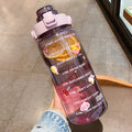 PORTABLE WATER BOTTLE WITH TIME REMINDER