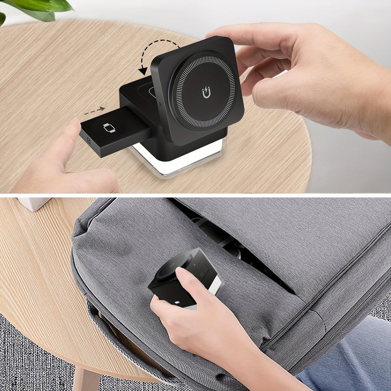 3-in-1 Foldable 15W Ultra-Fast Wireless Charging Pad