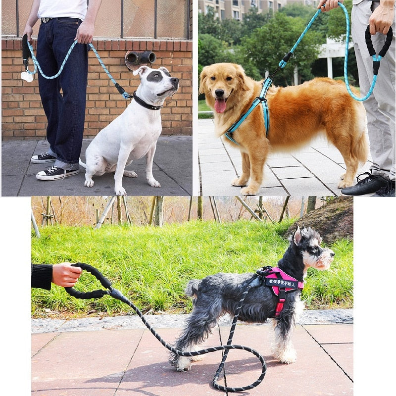 DOG LEASH - REFLECTIVE ROPE LEASH