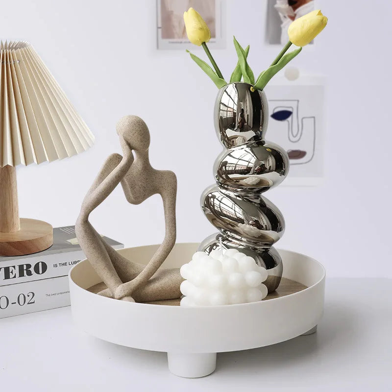 Abstract Thinker Statue
