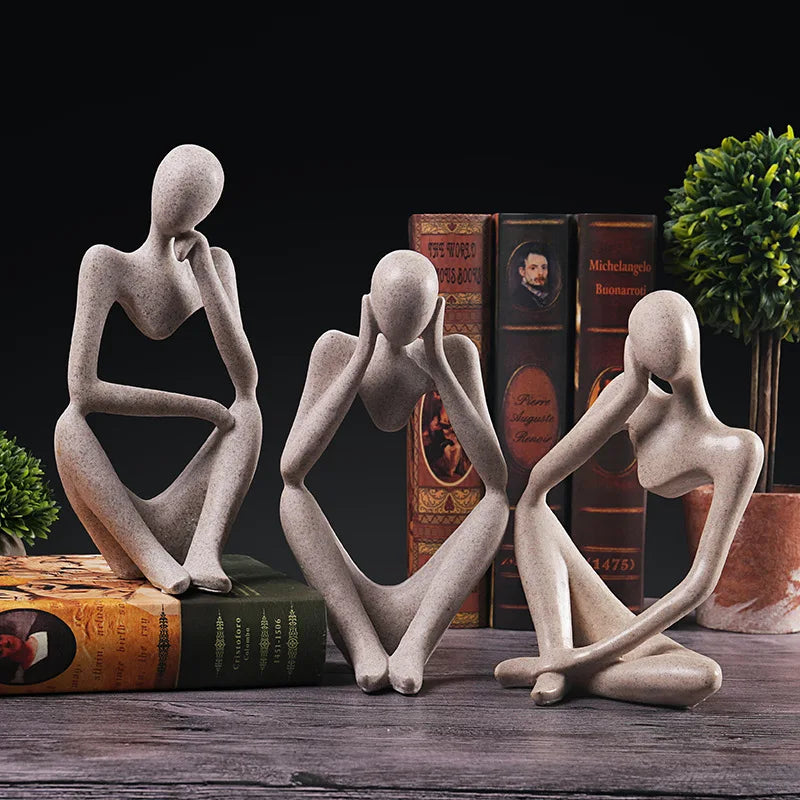 Abstract Thinker Statue