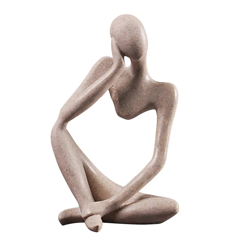 Abstract Thinker Statue