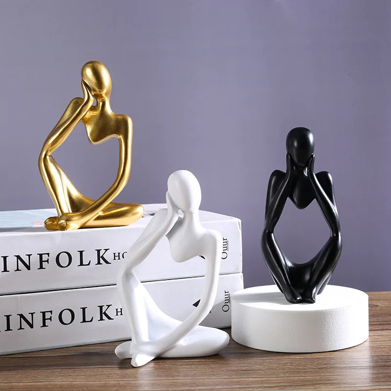 Abstract Thinker Statue