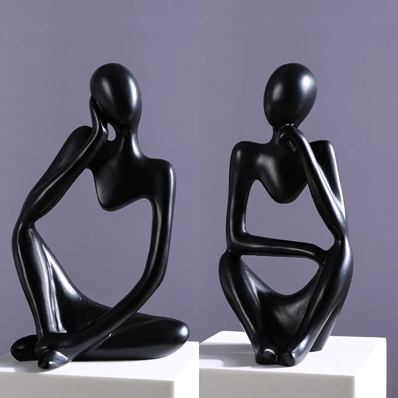 Abstract Thinker Statue