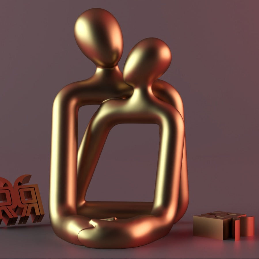 Resin Statue of a Couple