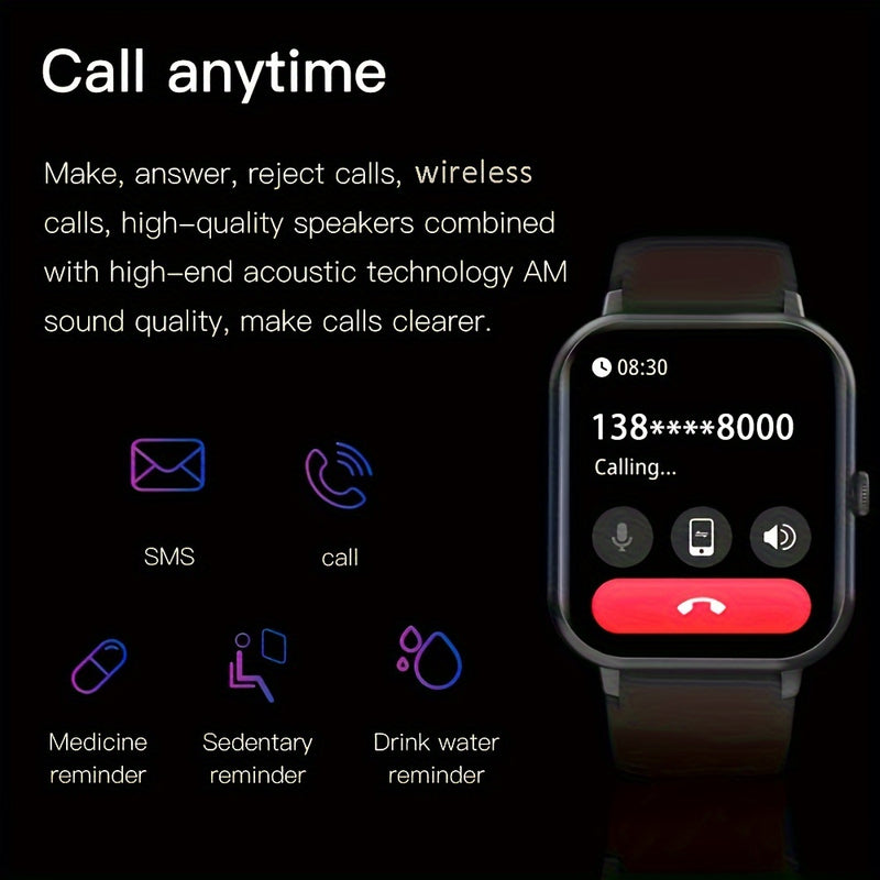 Smart Watch (Answer/Make Calls) for Android And IPhones