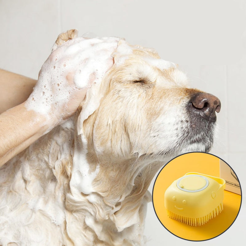 BATH BRUSH MASSAGER FOR PETS
