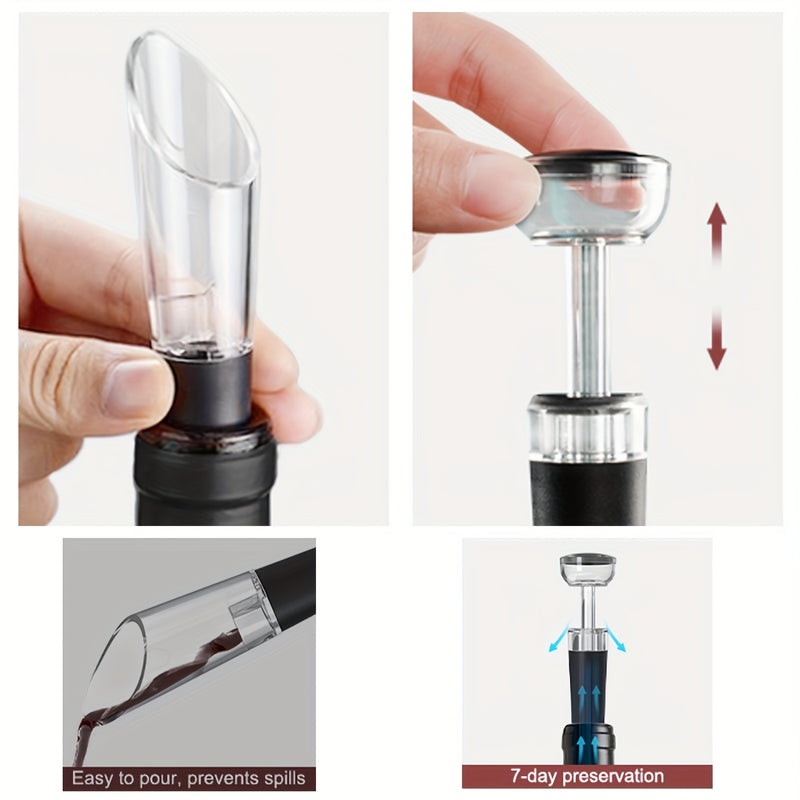 Versatile Electric Wine Opener Set