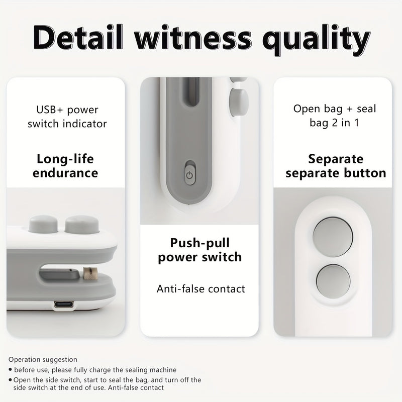 Mini Portable USB Sealer