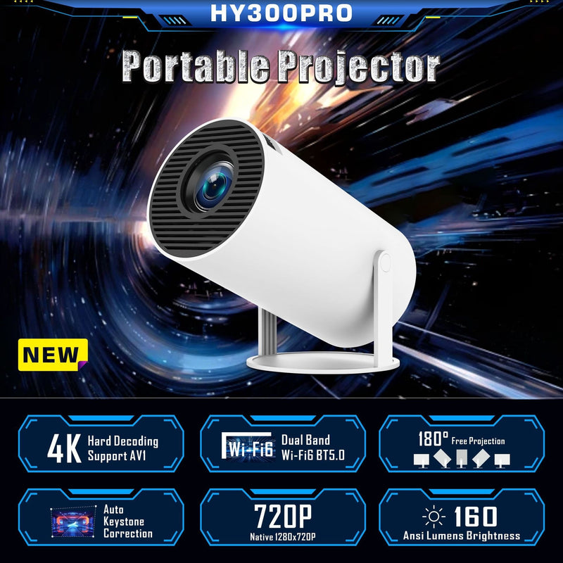 Projetor Portátil HY300 PRO