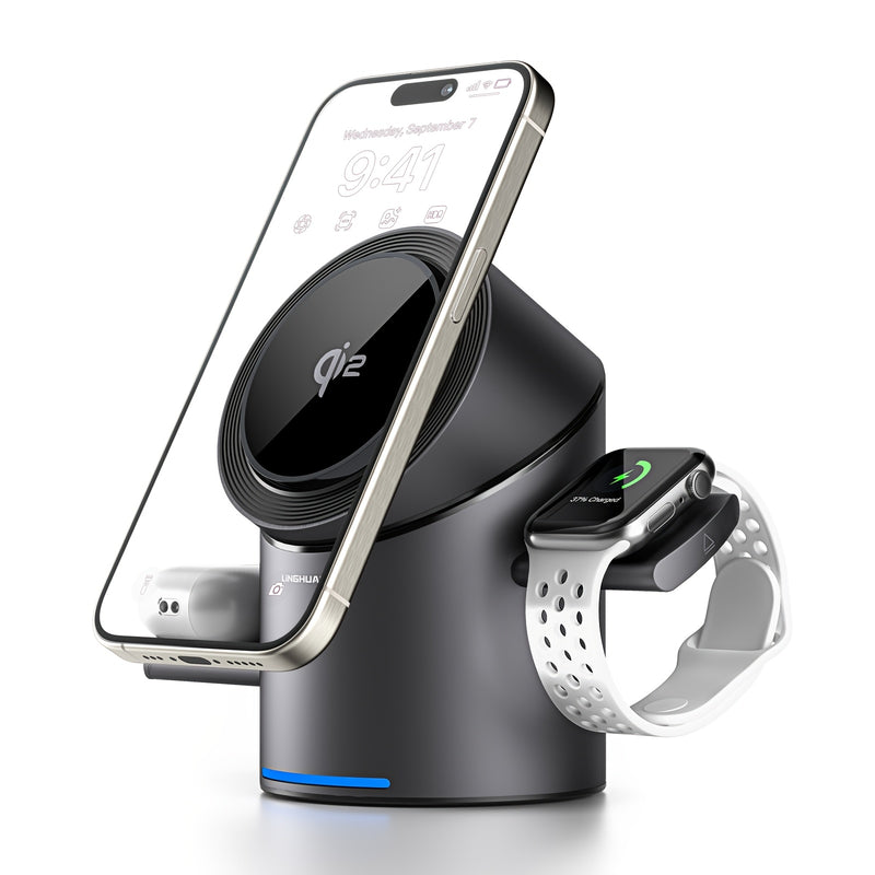 3 in 1 Magnetic Charger with 30W Adapter