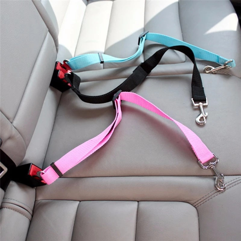ADJUSTABLE SEAT BELT FOR DOGS